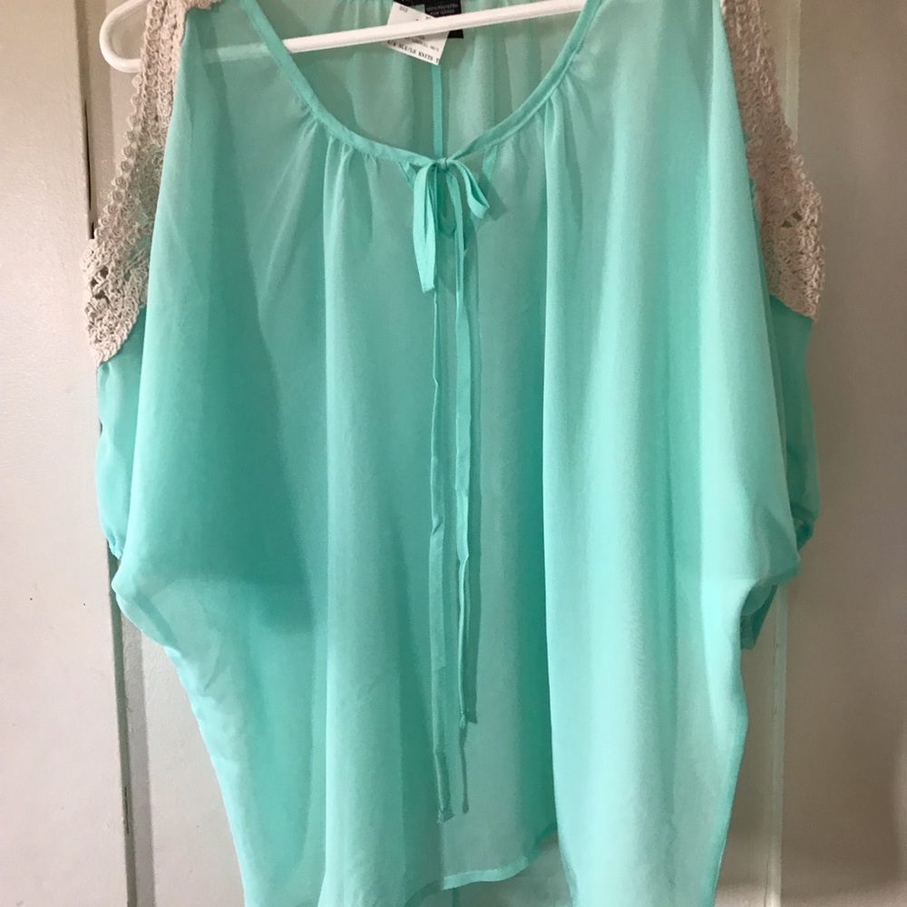 Sheer Blouse New With Tags